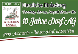 Bild 10 Jahre Dorf AG WE