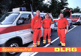 DLRG Spendenaufruf